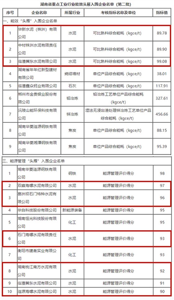 &ldquo;頭雁&rdquo;企業(yè)名單