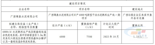 建設(shè)項目情況