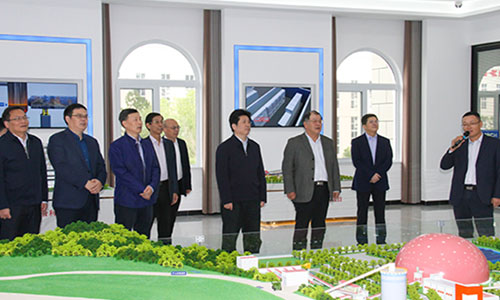 察了白馬山水泥廠智能工廠建設情況