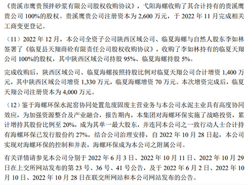 收購的項(xiàng)目公司